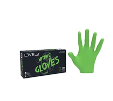 L3VEL3™ PROFESSIONAL NITRILE GLOVES 100ct – LIME