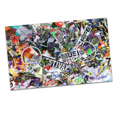 Design Aufkleber Stickerbomb passend für Alexa Echo Auto Smart Assistant R132