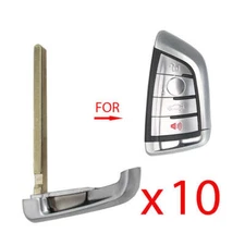 New Prox Smart Key Uncut Blade Emergency Insert Replacement for BMW (10 Pack)