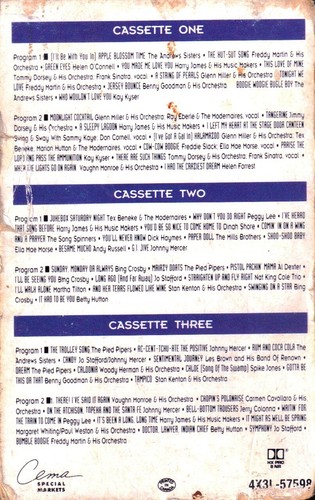 THESE WERE OUR SONGS- Musical Memories of the War Years 60 Titles Cass.Tape VG - Picture 2 of 2