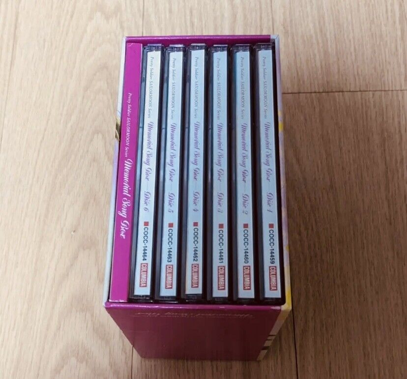 Sailor Moon Memorial Song Box CD 6 disc Booklet Orijginal