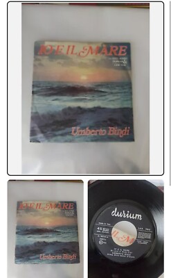 Umberto Bindi Io E Il Mare 45 Giri Pop Mint Cover M-