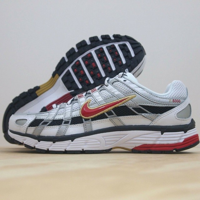 Nike P6000 CNPT Metallic Silver Red Shoes Bv1021 101 Womens Size US 5 for sale online | eBay
