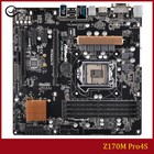 FOR ASROCK Z170M Pro4S DDR4*4 LGA 1151 64GB HDMI DVI-D Micro ATX Motherboard