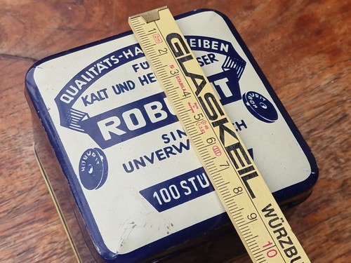 ROBURIT unverwüstlich 3. Reich 1930er Jahre leere Blechdose - Picture 6 of 8