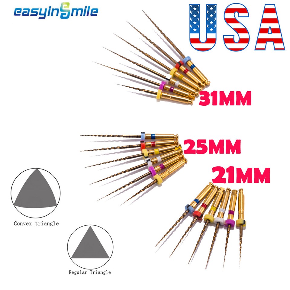 Lime Endodontiche Rotanti Easyinsmile Kit 5 Lime Endodontiche Rotanti NITI Easyinsmile X3 Never Break - Per Motore Endodontico, Ideali Per Laboratorio Dentale Strumenti Endodonzia 5 Pezzi - Foto 8