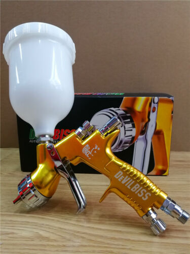 Devilbiss GTI PRO LITE 1.3mm TE20 Gold Nozzle Tool Pistol Spray Gun Paint Cars - Picture 1 of 12