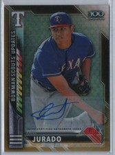 2016 Bowman Chrome Scout's Top 100 Updates Ariel Jurado #BSU-AJ Auto /50