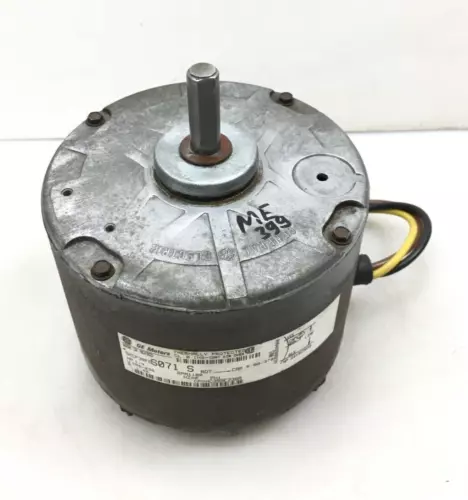 GE 5KCP39FGS071S Condenser FAN MOTOR 1/4 HP 230V HC39GE236A 1100RPM used #ME399