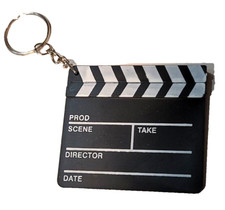 Clapperboard Keyring Kaufman Astoria Studios New York Movie Gift 1990s Vintage 