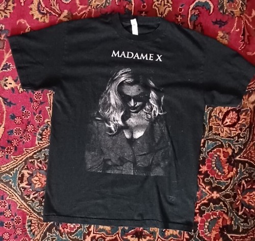 MADONNA MADAME X 2-SIDED TOUR TShirt Black Medium - 第 2/9 張圖片