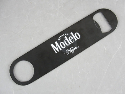 MODELO CERVEZA NEGRA BEER STEEL BOTTLE OPENER BARTENDER SPEED BAR TOOL BLACK NEW