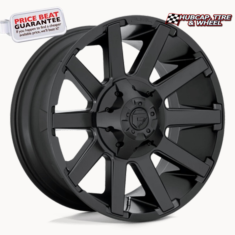 FUEL 1PC D437 SATIN BLACK - 18X9 - 6X135/5.5 BP, -12MM Offset (1 Wheel ...