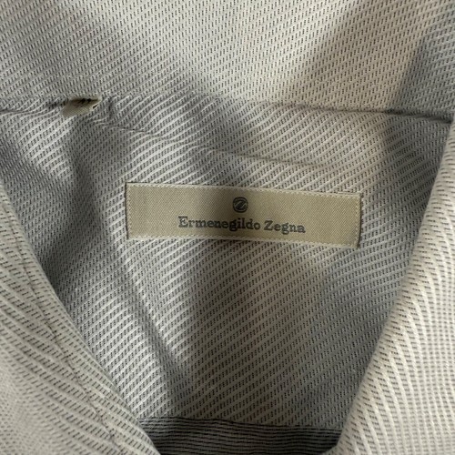 Ermenegildo Zegna Dress Shirt Men 41/16 White Formal Business Designer Button Up - Picture 6 of 11