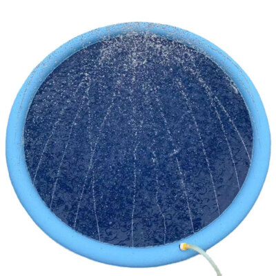 Dog Splash Pad Non-Slip Summer Water Toy Outdoor Dog Toy for Baby Girls Boys QDE