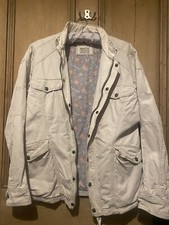 Women Marithe Francois Girbaud Ecru Coat Size It50/us33 Made In Italy
