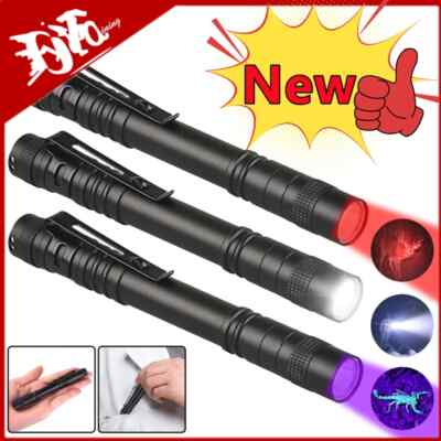 LED Flashlight Pen Light Mini Portable for Dentist Camping Hiking Out Tools