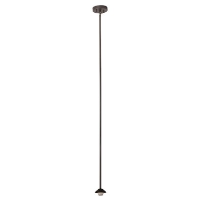 Meyda Lighting 1 Light 5'' Craftsman Brown/Brass Pendant Hardware - 164675