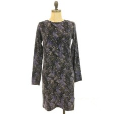 Elevenparis Bodycon Tunic Dress M Blue Moon Marble Knit Casual NEW B36