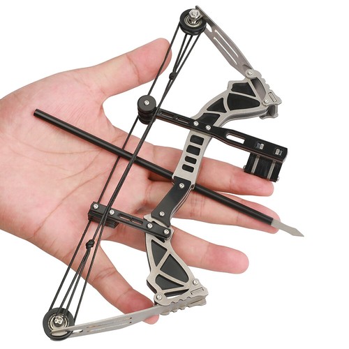 9.5" Mini CompoundBow Arrow Archery Target Paper 12lb Pocket Bow Kid Toy Gift AU - Picture 18 of 20