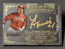 2015 Topps FIVE STAR GOLDEN GRAPHS GOLD AUTO Yasmany Tomas 12/50