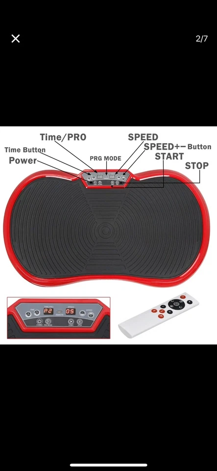 Máquina de exercício placa vibratória profissional - Imagem 4 de 4