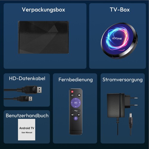 2025 Android 14 Smart TV BOX WIFI6 128 GB 1000M Sieciowy odtwarzacz multimedialny Octa Core - Zdjęcie 21 z 76