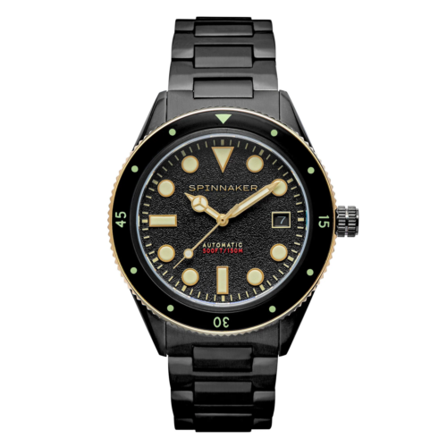 Spinnaker Cahill Men's Japanese Automatic Onyx Watch SP-5075-33 - Picture 1 of 5