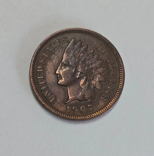 1907 Indian Cent Very Fine Condition