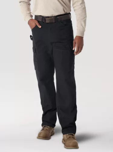 Wrangler RIGGS Workwear Ripstop Ranger Cargo Pant BLACK TRACKED DELIVERY