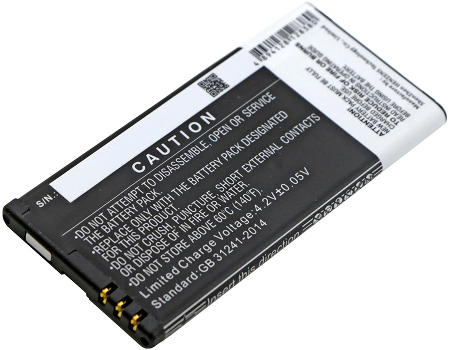 Batería 3.7V para Nokia Lumia 630 Dual SIM Premium Celda 1800mAh Li-ion Nueva Reino Unido Foto 3 de 4