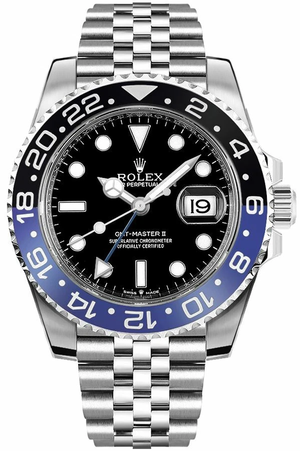 Authentic Rolex GMT Master II Batman Jubilee Automatic Men s Watch 126710BLNR