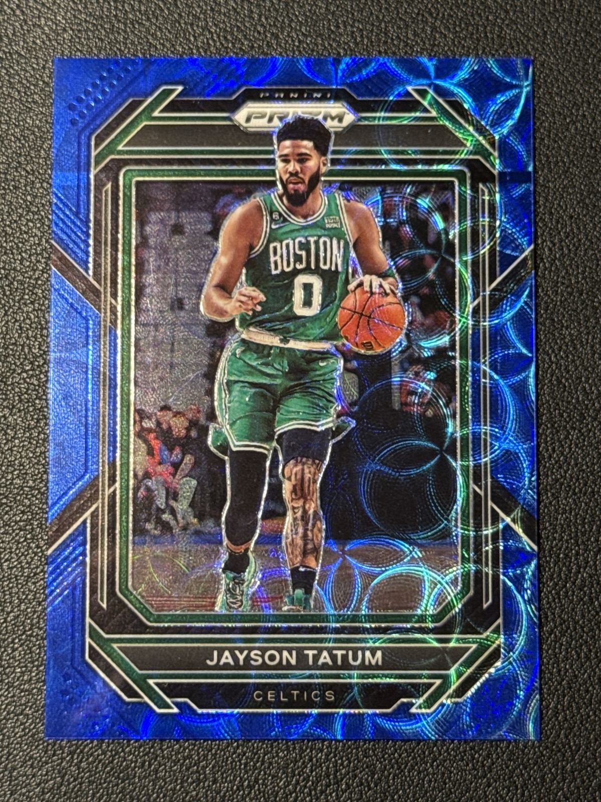 2022-23 Panini Prizm 14/49 Blue Choice Jayson Tatum #17