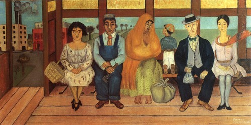 Frida Kahlo - The Bus - CANVAS OR PRINT WALL ART - Picture 4 of 4