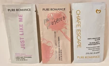 PURE ROMANCE Just Like Me Lubricant + Shave Cream + Antifriction Elixir SAMPLES