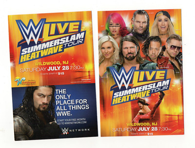 WWE Live 2018 Summerslam Heatwave Tour July 28 Wildwood NJ