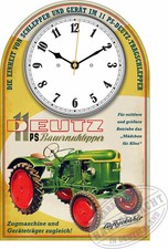 Oldtimer Wanduhr Motiv Deutz 11 PS F1L612 Geschenk Traktor Schlepper