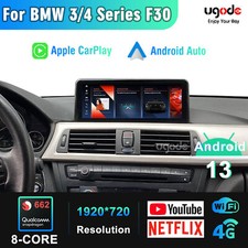 Android 13 Screen Carplay For BMW 3 4 series F30 F34 F32 G20 Car Stereo 10.25"
