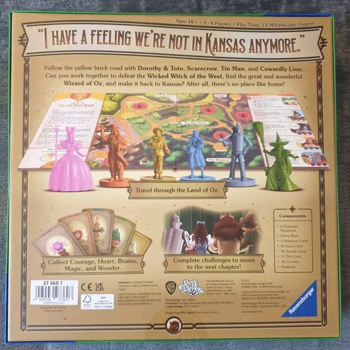 The Wizard of Oz Adventure Book Board Games Ravensburger NEW Family Gift Xmas - Picture 2 of 2