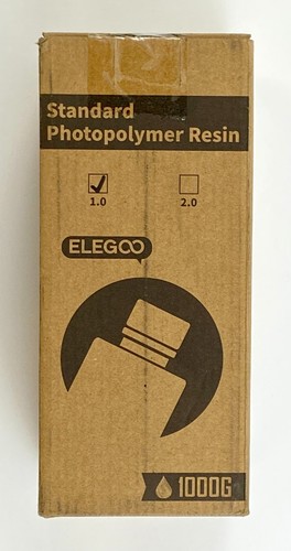 ELEGOO Ulepszona standardowa drukarka 3D Żywica utwardzana promieniowaniem UV Fotopolimer Szary 1000g - Zdjęcie 2 z 4