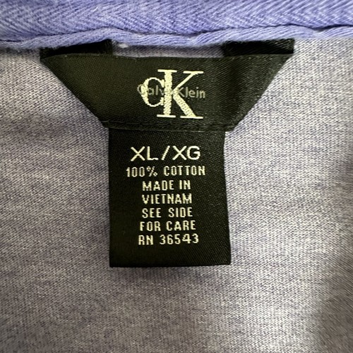 Calvin Klein Shirt Men XL Purple Golf Polo Short Sleeve Cotton Extra Large Adult - Picture 2 of 6