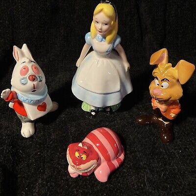 Vintage Japan 1960's Walt Disney Set of 4 Alice in Vintage Japan 1960's Walt Disney Set of 4 Alice in