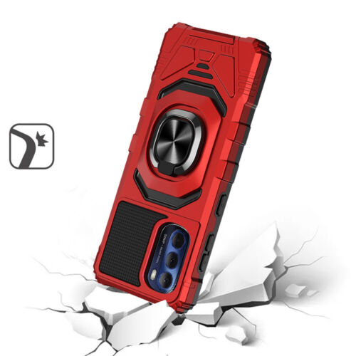 for Motorola Moto G Stylus 4G/LTE 2022 Case Robotic Ring Stand Cover+Prytool - Picture 9 of 12
