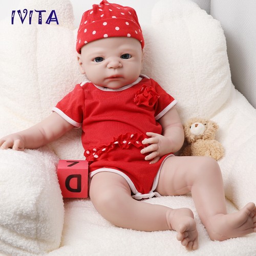 21”5000g Handmade Lifelike Silicone Rebirth Baby Girl Doll Child Prematur Xmas - Picture 8 of 12