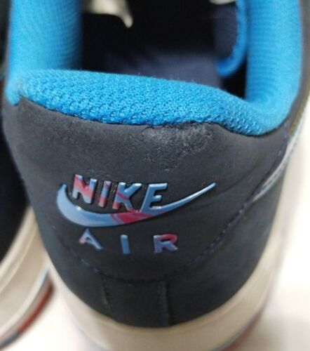Nike Air Force Sneakers Shoes Low Top Size 12 Marble Blue Men's - Picture 15 of 16