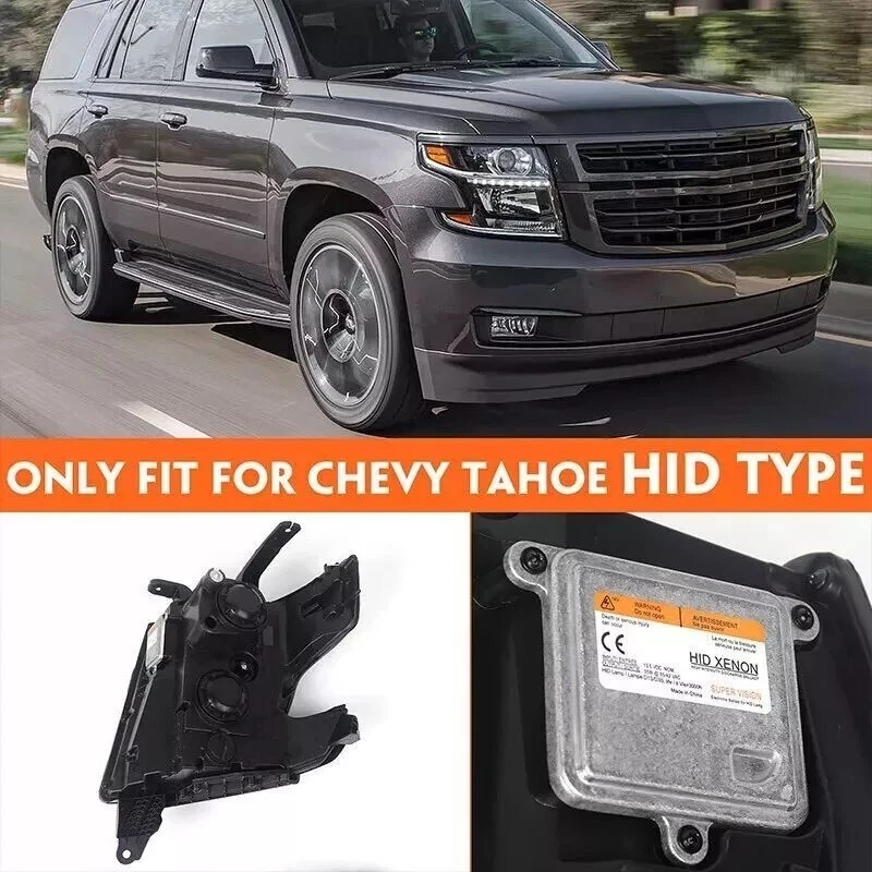 For 2015-2020 Chevy Tahoe/Suburban HID/Xenon Headlight Assembly Passenger Right - Image 3 of 4