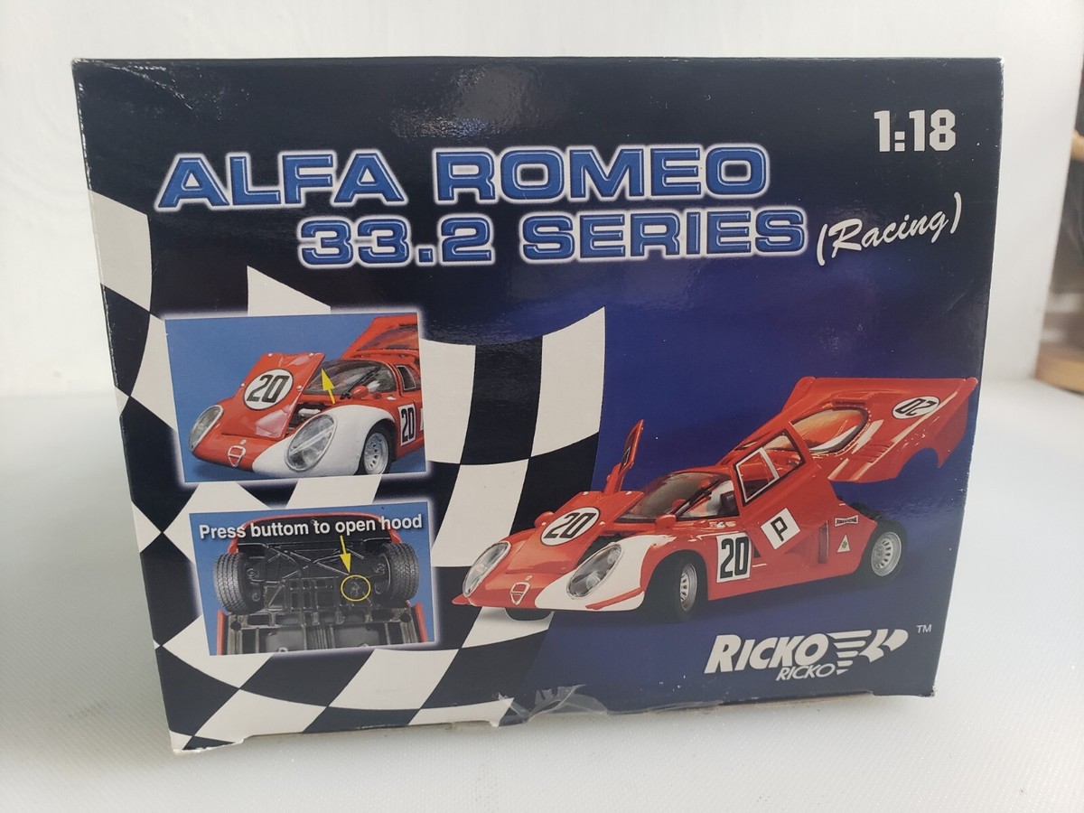 1/18 Ricko アルファロミオ 33.2 DAYTONA 1:18 RICKO ALFA ROMEO