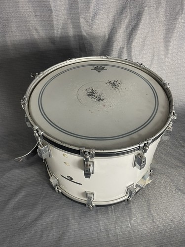 Vintage Remo Quadura 15”x 12” Marching Band Snare Drum weiß - Bild 7 von 24
