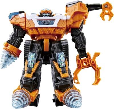 Bandai Mashin Sentai Kiramager Robo 03 Mashin Deformation DX Gigant Driller Neu
