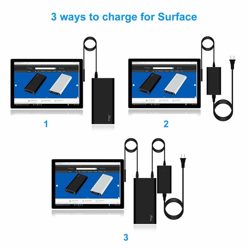 BatPower 148 Wh 40000mAh Microsoft Surface Book 2 tragbares Akku-Ladegerät - Bild 3 von 9